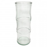 ETHNIX- Vaso em vidro. Medidas: Altura 30cm e Diâmetro 11cm.