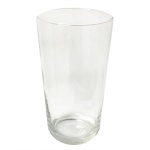 ETHNIX - Vaso em vidro translucido . Medidas: Altura 22cm e Diâmetro 13cm.