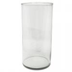 Vaso em vidro . Medidas: Altura 20cm e Diâmetro 10cm.