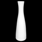 SCHMIDT -Vaso em porcelana branca . Medidas: Altura 20cm e Diâmetro 6cm.