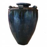 ETHNIX -Vaso em cerâmica vietnamita original . Medidas: Altura 53cm e Diâmetro 22cm.