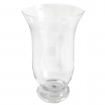 BIANCO E NERO -Floreira em vidro. Medidas: Altura 40cm e Diâmetro 24cm.