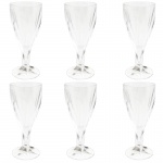 BOHEMIA - Lote com 6 taças para licor em cristal. Medidas: Altura 12cm e Diâmetro 5cm.