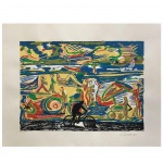 RUBENS GERCHMAN - GRAVURA Tiragem 03/100. Medidas: 90cm X 70cm.