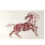 CHEN KONG FANG - GRAVURA Tiragem  06/50. Medidas: 50cm X 35cm.