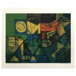 ROBERTO BURLE MARX - GRAVURA Tiragem 08/120. Medidas : 85cmX 70cm.