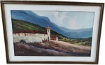 ROSSI - "Igreja" - o.s.t - a.c.i.e - com marcas do tempo na tela - retirada por conta do comprador - medidas da obra 0,68 x 1,18 m - medidas da moldura 0,96 x 1,42 m.
