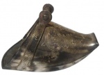 EBERLE - Estribo etilo Sapato em metal espessurado a prata. Medidas: Altura 12cm, Largura 12cm e Comprimento 18cm.
