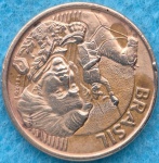 Moeda 10 Centavos 2001 Reverso Invertido Soberba