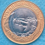 Moeda 1 Real 2013 Reverso Horizontal Soberba