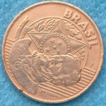 Moeda 25 Centavos 2010 Reverso Horizontal
