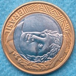 Moeda 1 Real 2018 Reverso Horizontal Soberba
