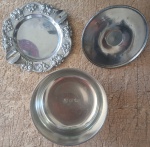 Kit 2 peças antigas Metal e Estanho