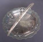 Salva com alça de metal 23 cm com desgastes