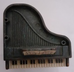 Piano miniatura em bronze 5 cm