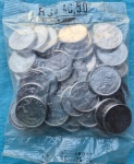 Sache 50 Moedas de 50 Centavos 2021 Flor de Cunho