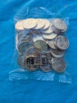Sache 50 Moedas de 25 Centavos 2023 Flor de Cunho