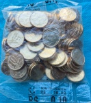 Sache 100 Moedas de 10 Centavos 2024 Flor de Cunho