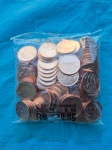 Sache 100 Moedas de 5 Centavos 2024 Flor de Cunho