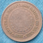 Moeda 200 Reis 1898 República