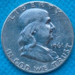 Moeda USA Prata Half Dollar 1961 Soberba Flor