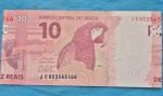 Cédula 10 Reais Com Erro de Corte Flor de Estampa