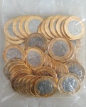 Sachê com 50 Moedas de 1 Real de 2016 Comemorativa Rio 2016 - Mascote Tom