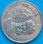 Moeda 25 Centavos 2003 Soberba Reverso Horizontal