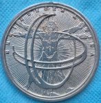 Medalha Grande Centro de Estudo Enriquecer a Vida 108gr