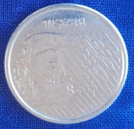 Moeda 10 centavos 1994, Data Vazada e Reverso Invertido, Raríssima, Soberba Flor