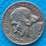 Moeda 10 Centavos 1954 Reverso Inclinado Esquerda José Bonifácio