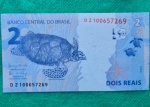 Cédulas 2 Reais DZ100657269 Rara Flor de Estampa