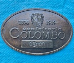 Ficha 1000 Reis da Confeitaria Colombo Raríssima
