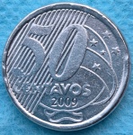 Moeda 50 Centavos 2009 com Boné Soberba