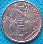 Moeda 5 Centavos 2014 Reverso Horizontal Soberba