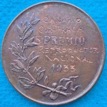 Medalha Sociedade Expositora da Canários 5º Premio Reprodutor Nacional 1933