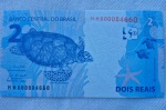 Cédula 2 Reais 1ª Série HH 0000 Flor de Estampa