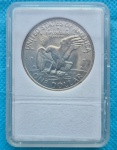 Moeda USA 1972 Ano Raro One Dollar Niquel Embalagem Especial Soberba Flor