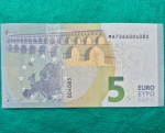Cédula 5 Euros Flor de Estampa