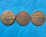 Lote 3 Fichas Diferentes
