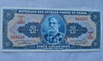 Cédula 20 Cruzeiros 1963 C 023 Soberba Flor