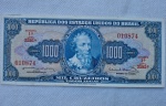 Cédula 1000 Cruzeiros 1955 C 051 Flor de Estampa