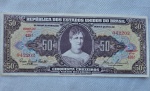 Cédula 50 Cruzeiros 1955 C 092 Soberba Flor