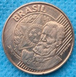 Moedas 25 Centavos 2000 Ano Raro Batida Dupla no Brasil Soberba