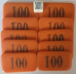 Kit fichas de poker antiga