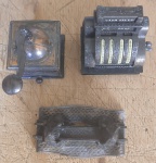 Kit 3 peças em bronze Antigo