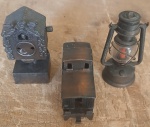 Kit 3 peças em bronze Antigo