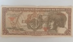 Cédula 5 Cruzeiros Antiga Índio