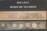 Kit Sete moedas 1975 Brasil Serie de Valores