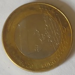 Moeda Estrangeira Antiga 1 Euro
